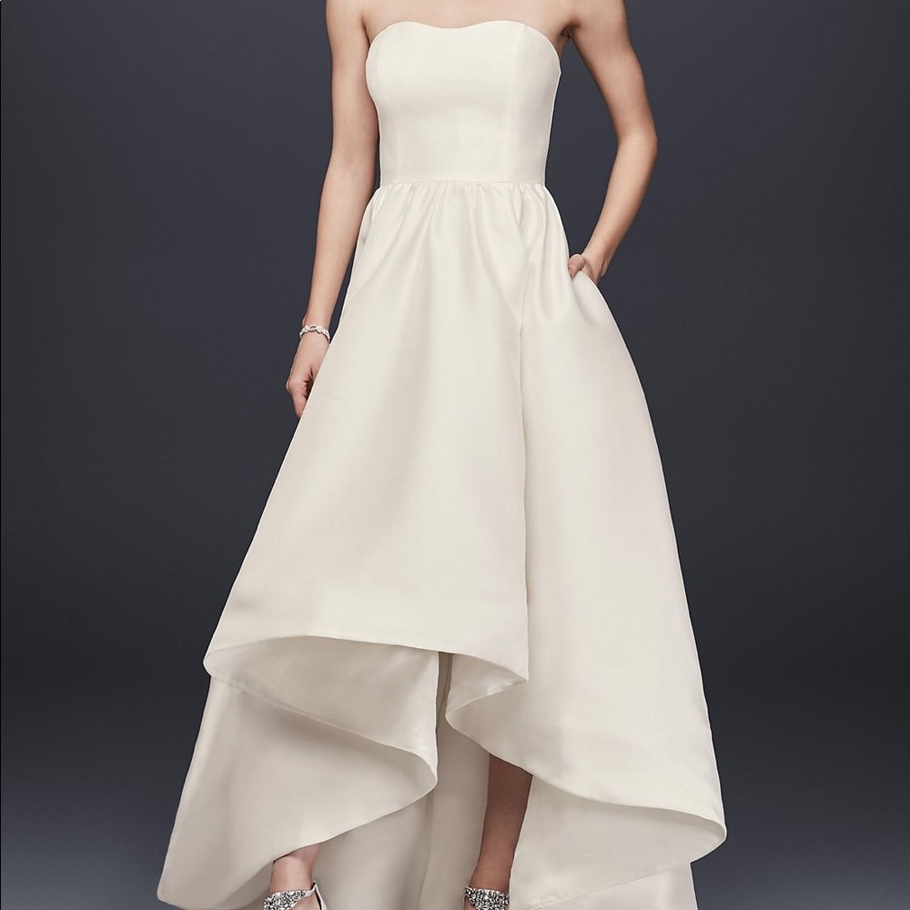 NWT David’s Bridal High-Low Reception Dress